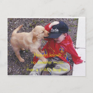Heaven Laughs Postcard