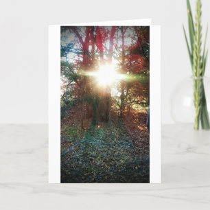 Heaven Let Your Light Shine Down Card