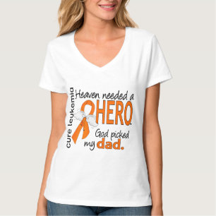 Heaven Needed a Hero Dad Leukaemia T-Shirt