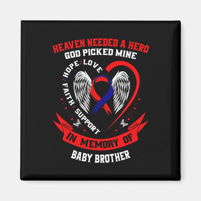 Heaven Needed A Hero God Picked By  Magnet (Front)