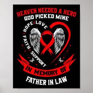 Heaven Needed A Hero God Picked Father In Law Hear Poster