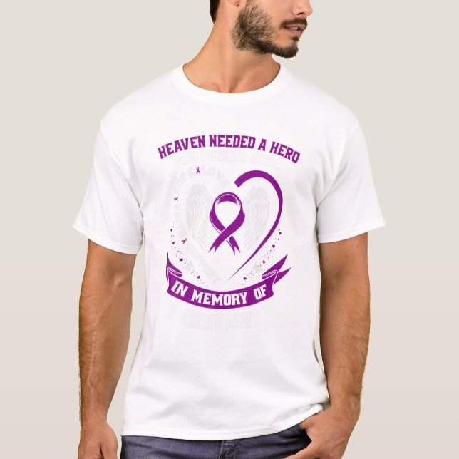 Heaven Needed A Hero God Picked Great Aunt Pancrea T-Shirt (Front)