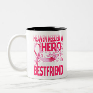 Heaven Needed A Hero God Picked My Bestfriend Two-Tone Coffee Mug
