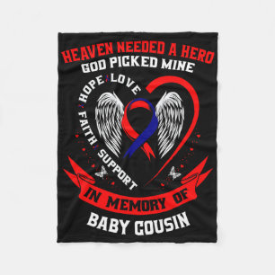 Heaven Needed A Hero God Picked My By Fleece Blanket