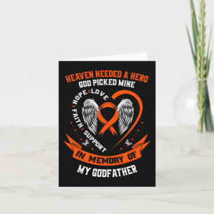 Heaven Needed a Hero God Picked My Godfather Leuke Card