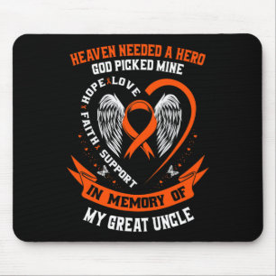 Heaven Needed a Hero God Picked My Great Uncle Leu Mouse Mat