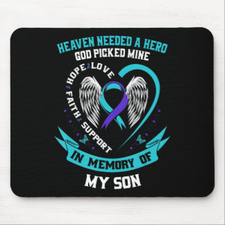 Heaven Needed a Hero God Picked My Son Suicide Awa Mouse Mat