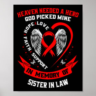 Heaven Needed A Hero God Picked Sister In Law Hear Poster