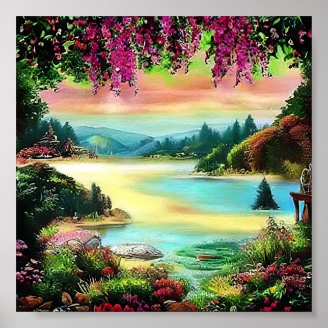 Heaven on Earth - A Piece of Paradise in Your Home Poster (Front)
