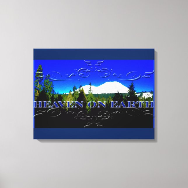 Heaven on Earth | money mountain Canvas Print (Front)