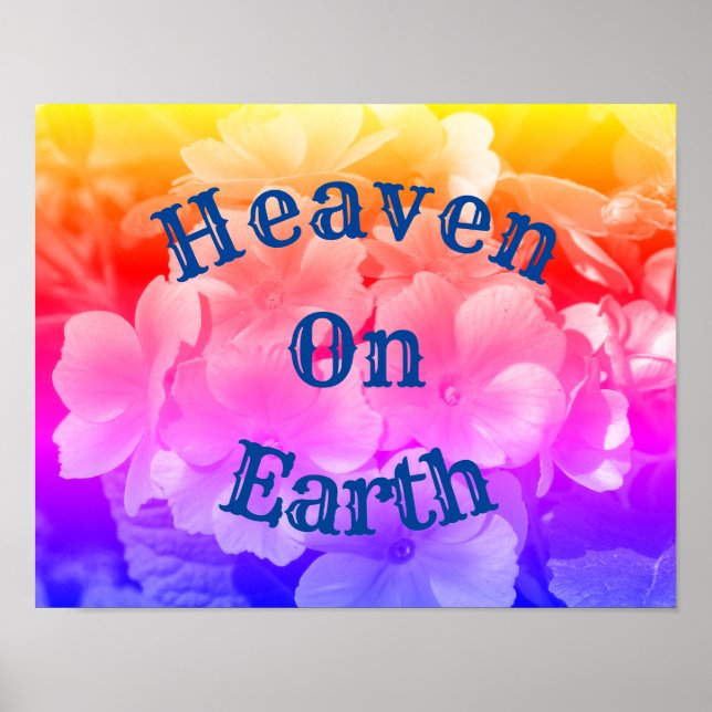 Heaven On Earth Primrose Flowers Poster (Front)