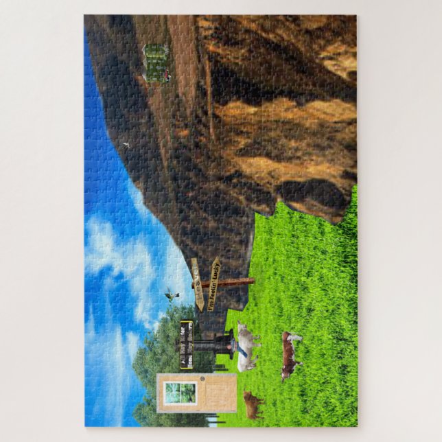 Heaven or Feelin' Lucky Jigsaw Puzzle (Vertical)