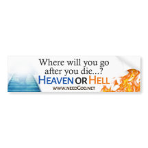 Heaven or Hell Car Decal