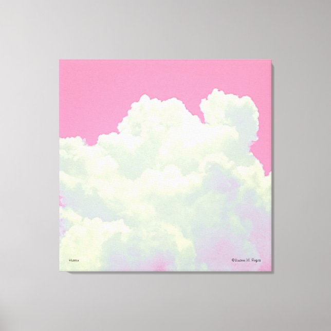 Heaven - Pink Clouds - Stretched Canvas Print (Front)