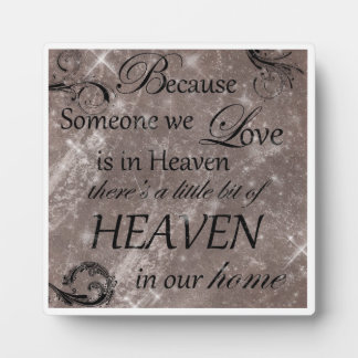 heaven plaque