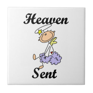 Heaven Sent Angel T-shirts and Gifts Tile