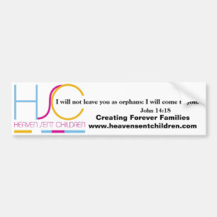 Heaven Sent Children Bumper Sticker