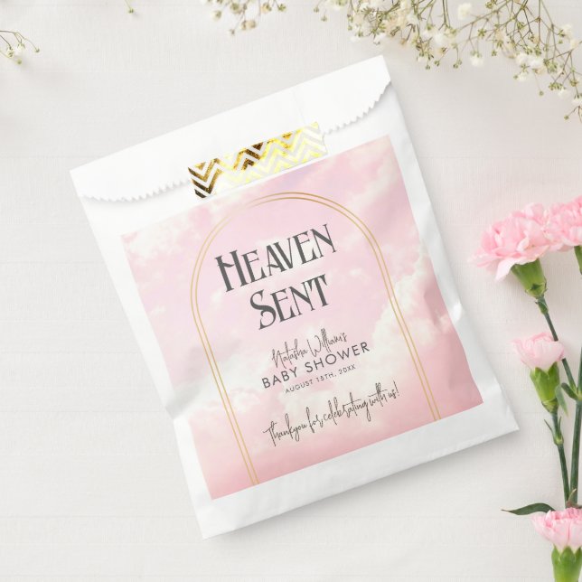 Heaven Sent Clouds Sky Celestial Baby Shower Favour Bags (Sealed)