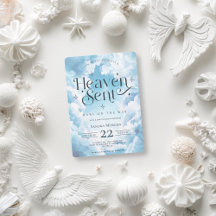 Heaven Sent Custom Angelic Clouds Baby Shower