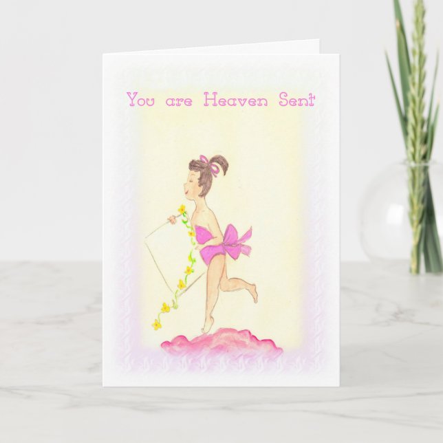 Heaven Sent Thank You Card (Front)