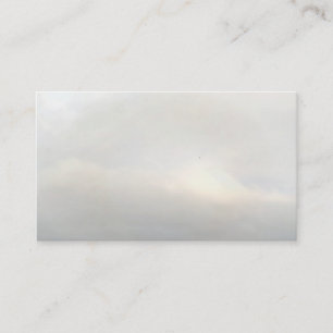 Heaven sky clouds spiritual angel business cards
