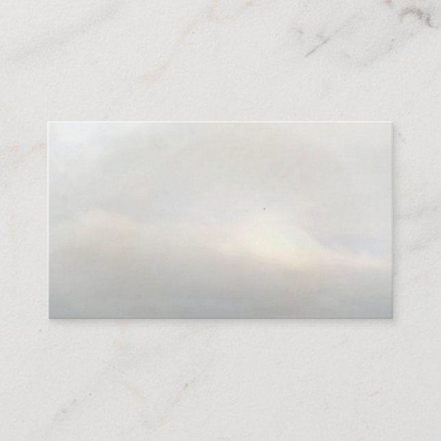 Heaven sky clouds spiritual angel business cards (Front)