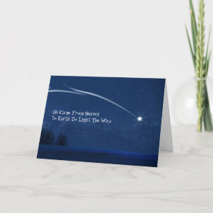 Heaven To Earth Christian Believer Christmas Card