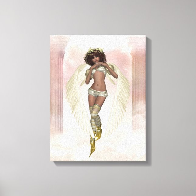 Heavenly Angel Beautiful Angel 2 Wrapped Canvas (Front)
