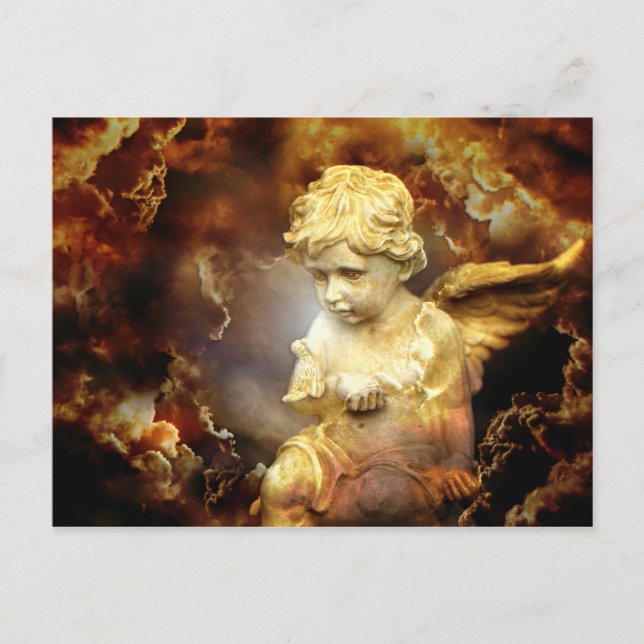 Heavenly Angel Cherub Postcard (Front)