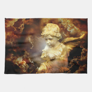 Heavenly Angel Cherub Tea Towel