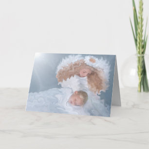 Heavenly Angel Christmas Holiday Greeting Card