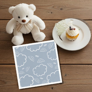  Heavenly Angel Halo Cloud  Blue  Napkins