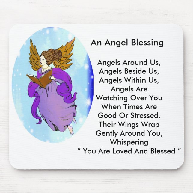 Heavenly Angel Mouse Mat (Front)