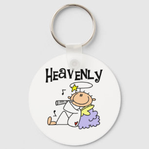 Heavenly Angel T-shirts and Gifts Key Ring