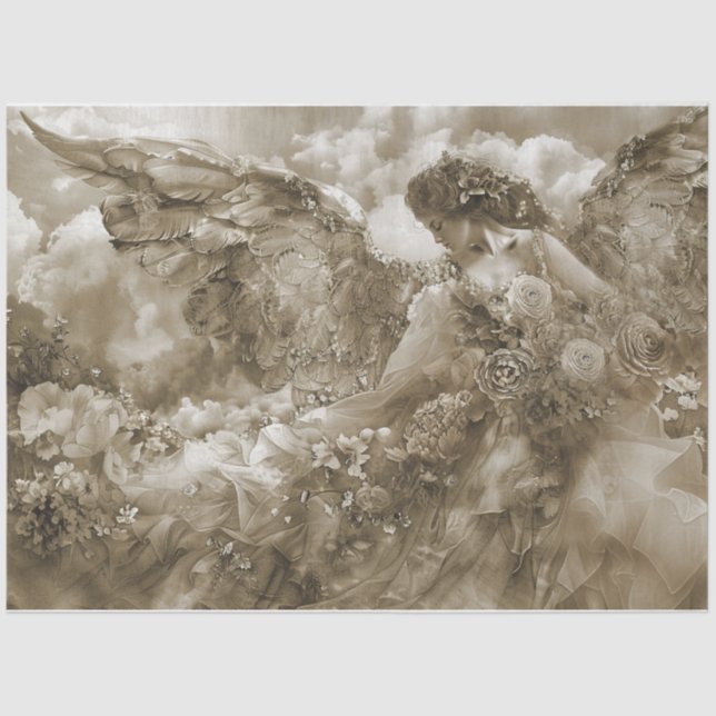 Heavenly Angel Tissue Paper (Front)