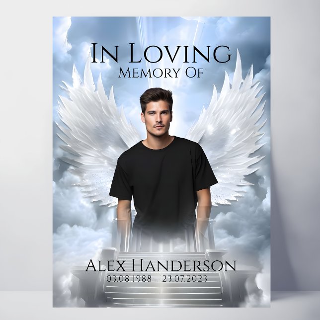 Heavenly Angel Wings Memorial Welcome Sign (Creator Uploaded)