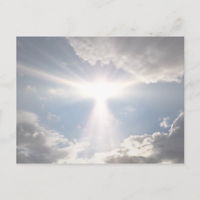 Heavenly angelic sky postcard (Front)