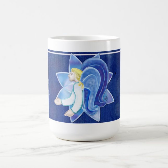 Heavenly Beings Angel Folk Art GIFT SHOP OFFICE Coffee Mug (Center)