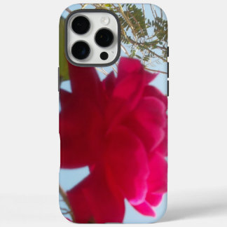 Heavenly Bloom | A Red Rose Against the Blue Sky iPhone 16 Pro Max Case