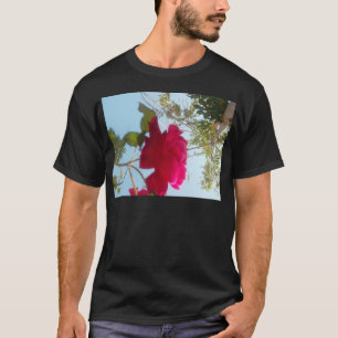 Heavenly Bloom: A Rose Against the Sky T-Shirt