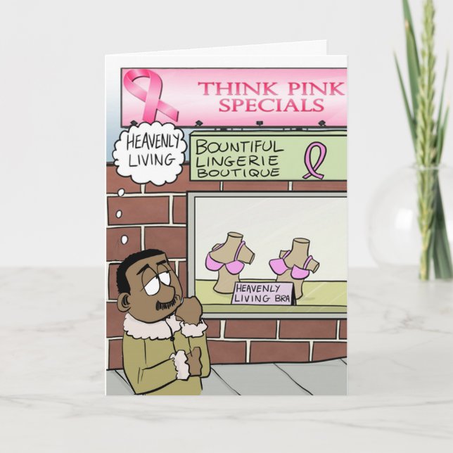 Heavenly Bra Thank You Card (Front)