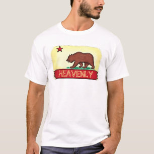 Heavenly California guys state flag tee