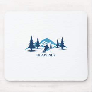 Heavenly California Ski Resort Skiing Skier _1 Mouse Mat