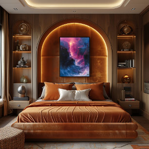 Heavenly Canyon: Majestic Cosmic Griet Poster