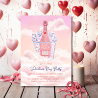 Heavenly Champagne Bucket Valentine's Party