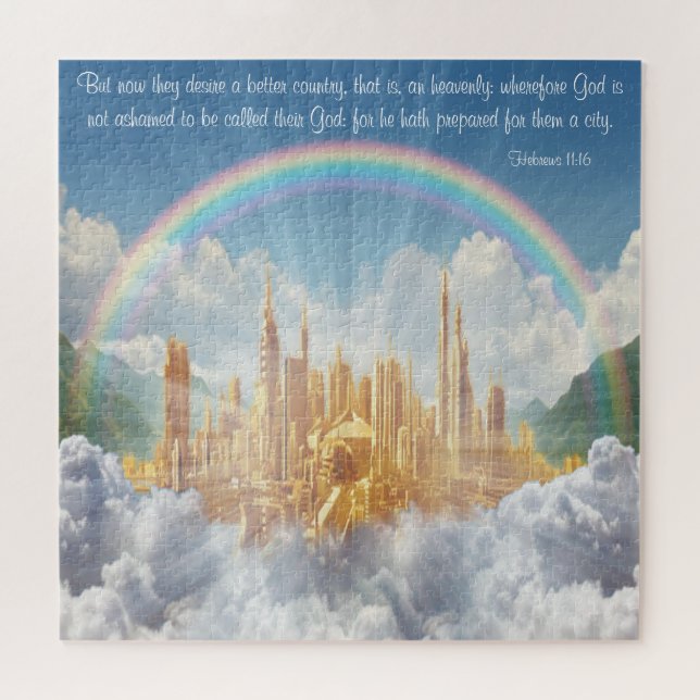 Heavenly City Jigsaw Puzzle (Horizontal)