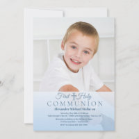Heavenly Communion Photo Invitation