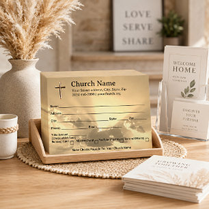 Heavenly Cross Church Tithe Offering Template Envelope