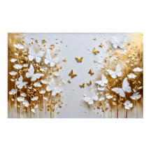 Heavenly, dreamy flowers and butterflies #3