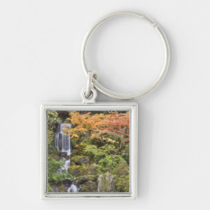 Heavenly Falls and autumn colours Key Ring